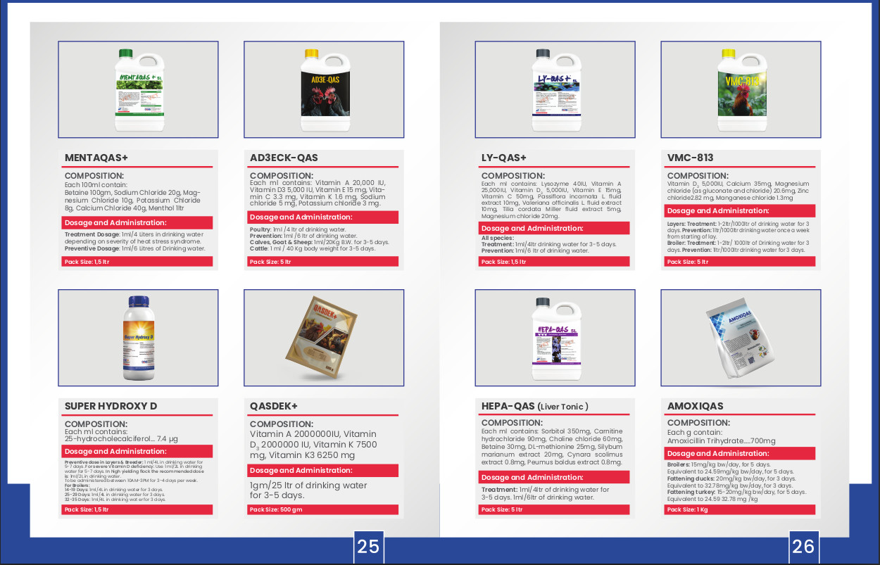 QAS Products Catalog