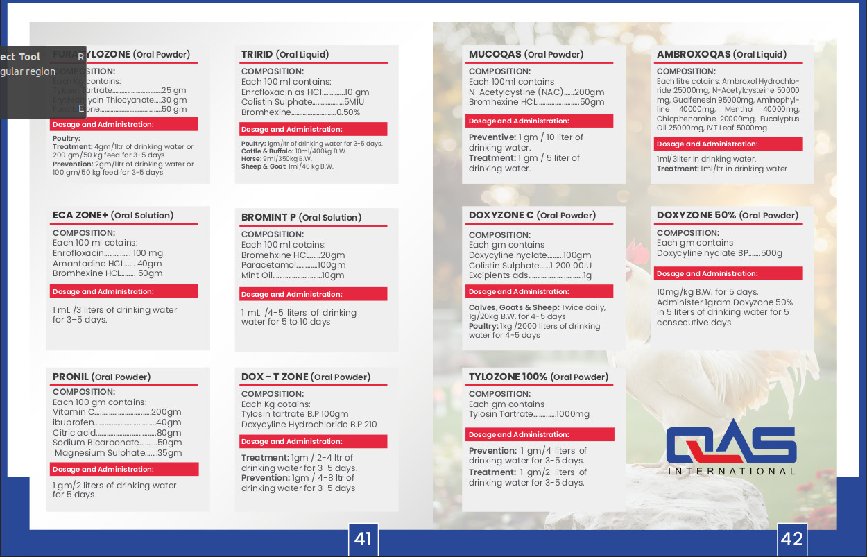 QAS Products Catalog